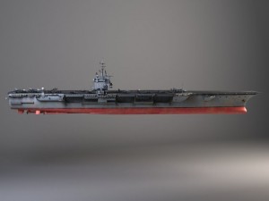 USS Enterprise CVN65 Carrier Modello 3D