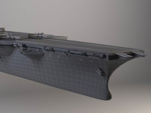 USS Enterprise CVN65 Carrier Modello 3D