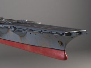 USS Enterprise CVN65 Carrier Modello 3D