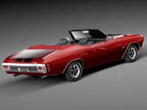 Chevrolet Chevelle SS Convertible 1970 3D Model
