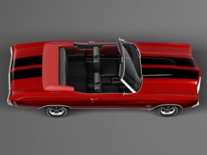 Chevrolet Chevelle SS Convertible 1970 3D Model