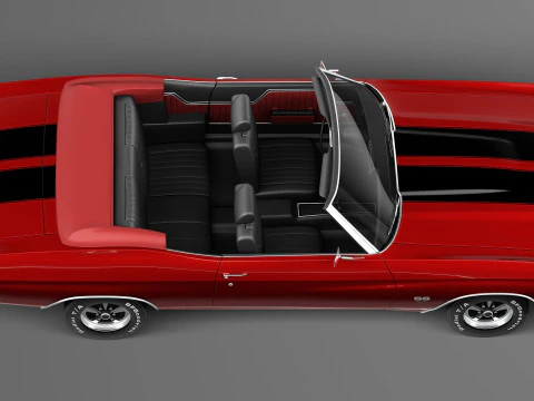 Chevrolet Chevelle SS Convertible 1970 3D Model