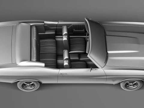 Chevrolet Chevelle SS Convertible 1970 3D Model