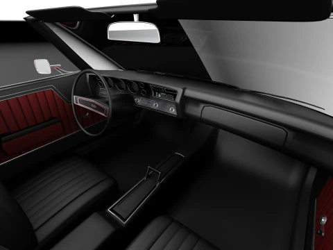 Chevrolet Chevelle SS Convertible 1970 3D Model