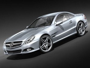 Mercedes-Benz SL 2009 Modelo 3D