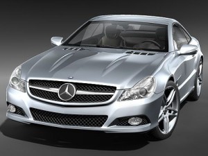Mercedes-Benz SL 2009 3D Model