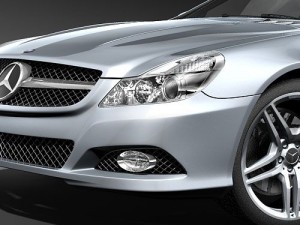 Mercedes-Benz SL 2009 3D Model