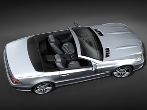 Mercedes-Benz SL 2009 3D Model