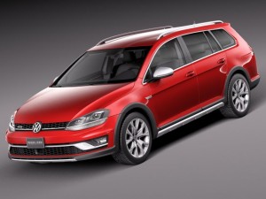 Volkswagen Golf Alltrack 2015 Modèle 3D