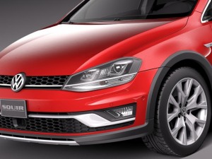 Volkswagen Golf Alltrack 2015 Modelo 3D