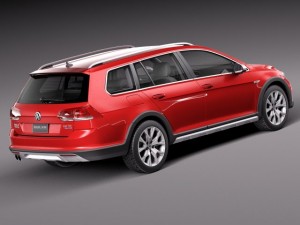 Volkswagen Golf Alltrack 2015 Modelo 3D