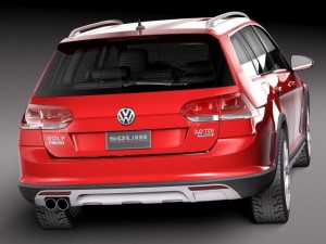Volkswagen Golf Alltrack 2015 Modelo 3D