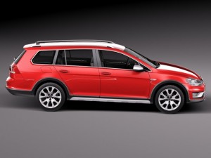 Volkswagen Golf Alltrack 2015 Modelo 3D