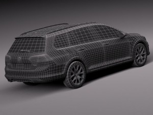 Volkswagen Golf Alltrack 2015 Modelo 3D