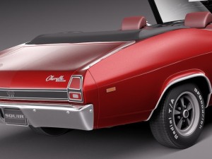 Chevrolet Chevelle SS Convertible 1969 3Dモデル