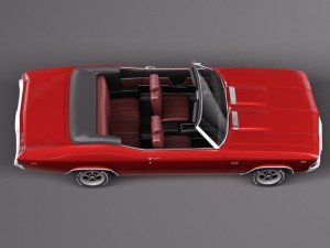 Chevrolet Chevelle SS Convertible 1969 3Dモデル
