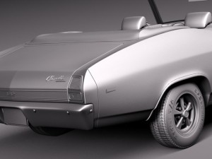 Chevrolet Chevelle SS Convertible 1969 3Dモデル