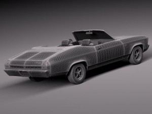 Chevrolet Chevelle SS Convertible 1969 3Dモデル
