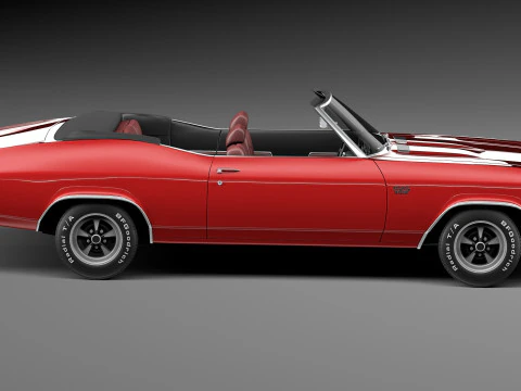Chevrolet Chevelle SS Convertible 1969 3D Model