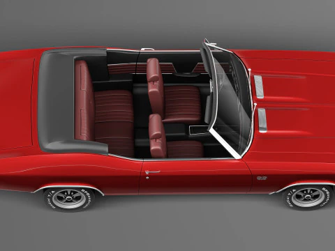 Chevrolet Chevelle SS Convertible 1969 3D Model