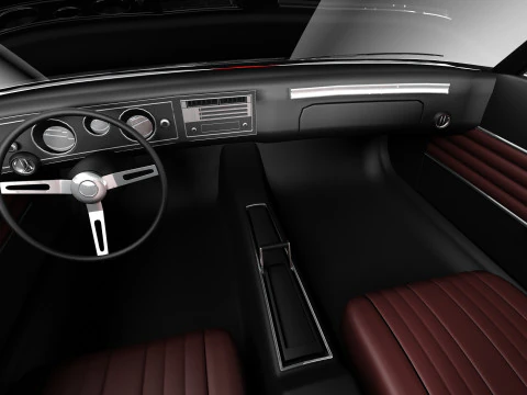 Chevrolet Chevelle SS Convertible 1969 3D Model