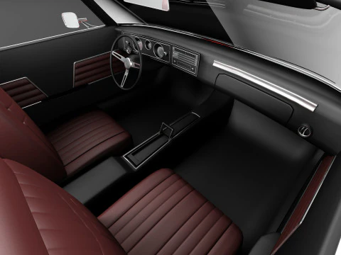 Chevrolet Chevelle SS Convertible 1969 3D Model