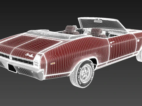 Chevrolet Chevelle SS Convertible 1969 3D Model