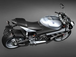 Yamaha YZF-R1 2009 Motorcycle 3D Model