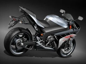 Yamaha YZF-R1 2009 Motorcycle 3D Model