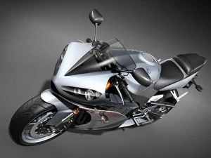 Yamaha YZF-R1 2009 Motorcycle 3D Model