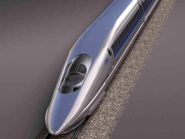 Shinkansen Speed Train 2014 Modèle 3D .c4d .max .obj .3ds .fbx .stl .blend 