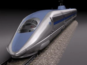 Treno veloce Shinkansen 2014 Modello 3D