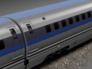 Shinkansen Speed Train 2014 Modèle 3D