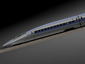 Treno veloce Shinkansen 2014 Modello 3D