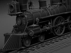 Jupiter Steam Train 1868 3Dモデル