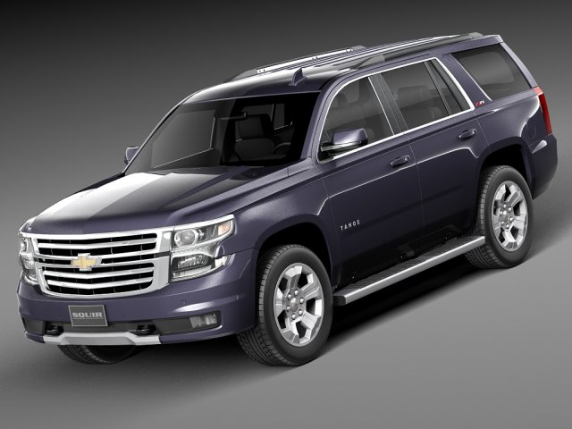 Chevrolet Tahoe Z71 2015 3Dモデル .c4d .max .obj .3ds .fbx .stl .blend 