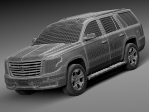 Chevrolet Tahoe Z71 2015 3Dモデル