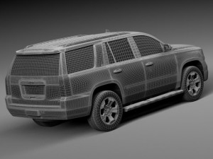 Chevrolet Tahoe Z71 2015 3Dモデル