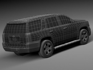 Chevrolet Tahoe Z71 2015 3Dモデル