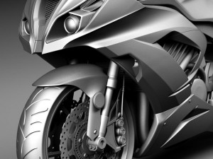 Kawasaki Ninja ZX6R 2015 3D Model