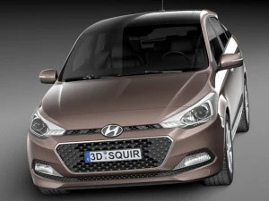 Hyundai i20 2015 3D Model