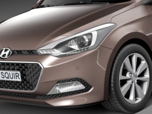 Hyundai i20 2015 3D Model