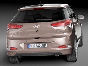 Hyundai i20 2015 3D Model