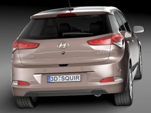 Hyundai i20 2015 3D Model