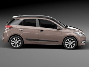 Hyundai i20 2015 3D Model
