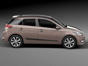 Hyundai i20 2015 3D Model
