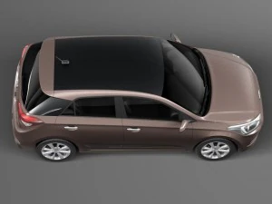 Hyundai i20 2015 3D Model