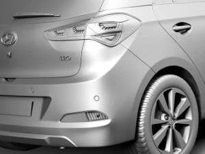 Hyundai i20 2015 3D Model