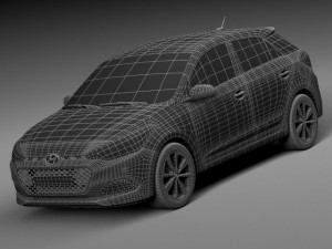 Hyundai i20 2015 3D Model