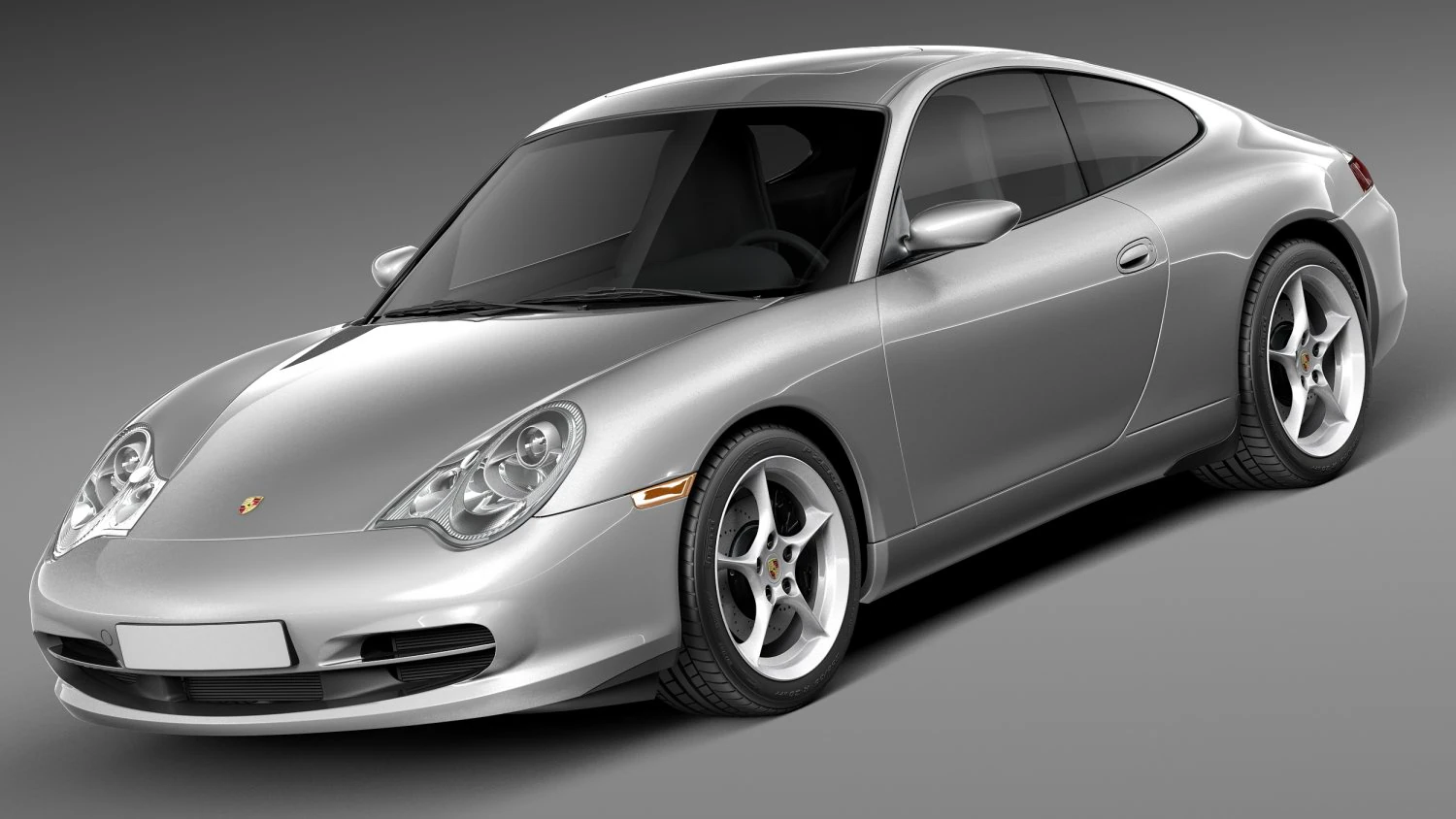 Porsche 911 996 Carrera 2003 3D Model .c4d .max .obj .3ds .fbx .stl .blend 